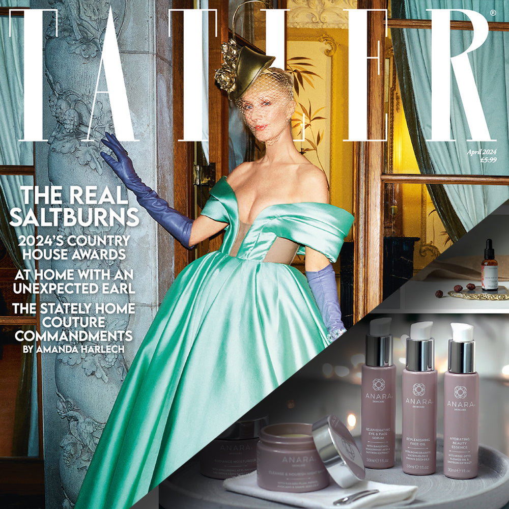 Tatler April 2024 front cover featuring Joely Richardson.