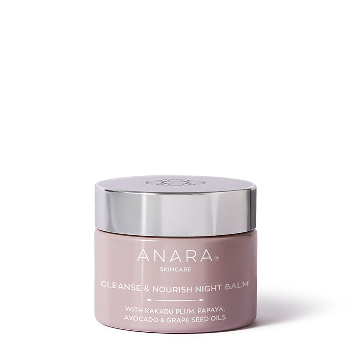 Anara Cleanse & Nourish Night Balm jar