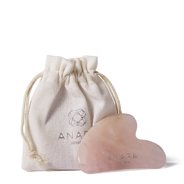 
                  
                    Anara Rose Quartz Gua Sha with cotton pouch
                  
                