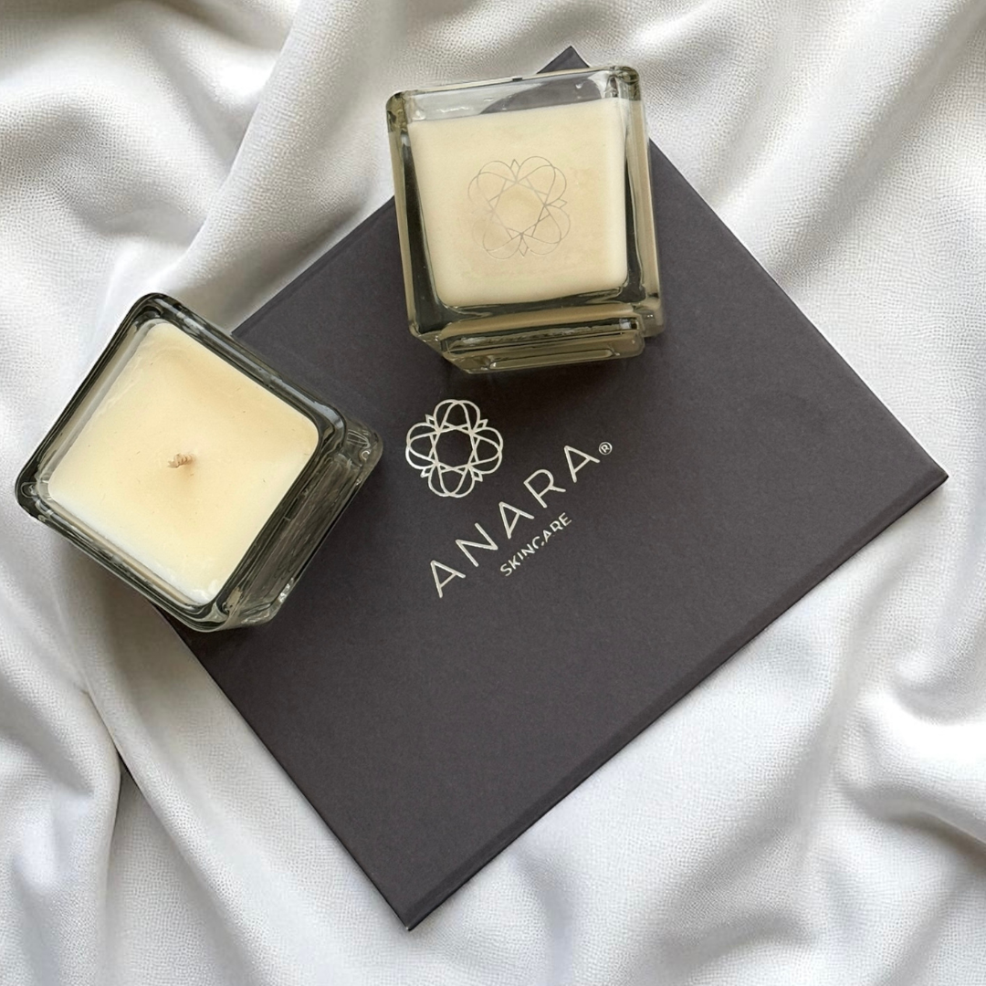 Anara Aromatherapy Candle Duo Gift Set on  magnetic gift box
