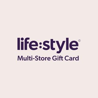 Life:style Multi-Store Gift Card logo on a light purple background