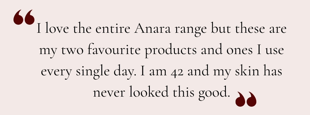 A review of the Perfect Partners Gift Set. 'I love the entire Anara range but these are my two favourite products and ones I use every single day. I am 42 and my skin has never looked this good.