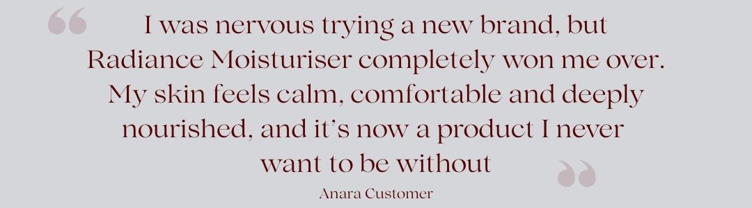 Radiance Moisturiser glowing review